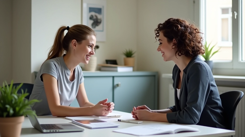 Session de coaching en gestion du temps avec un client pour personnaliser son approche de productivité