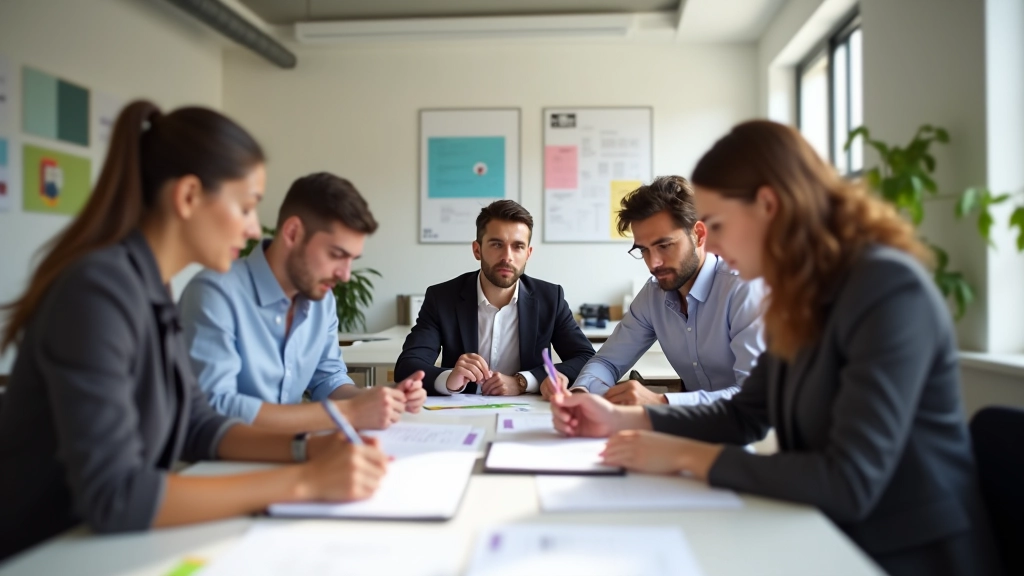 L'équipe de Rythme Productif SARL en séance de collaboration sur les méthodes de gestion du temps